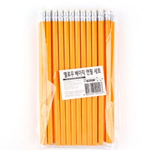 옐로우 베이직 연필 세트 50개