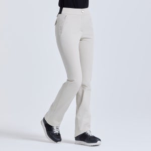 여성 윈터 방풍안감 패딩 부츠컷 팬츠 아이보리