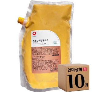 푸드공방 소스공방 치즈갈릭딥핑 소스 (2Kg 10개)
