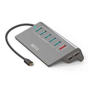 이지넷유비쿼터스 NEXT-336G2-10G C타입 USB3.2 6포트 USB허브 고속충전 10G 유전원