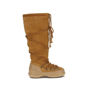 문부츠 문부츠 브라운 하이 부츠 80D2480200 M008