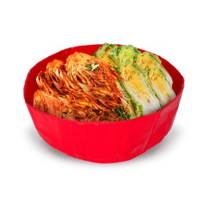 버물버물 스탠딩 원형 김장매트 식품용기 전용 국산 무봉제 완전 방수