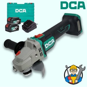 DCA 충전그라인더 20V ADSM06-100EM 4.0Ah 배터리2개 4인치 5인치