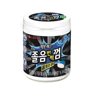 롯데 확 깨는 졸음 번쩍 껌 울트라 파워 용기 80g