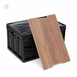 굿포머스 56L 캠핑 폴딩박스(+방수백) 블랙 캠핑수납함