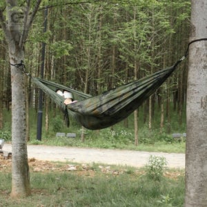 굿포머스 플라잉 초경량 캠핑 해먹(밀리터리) 차박해먹