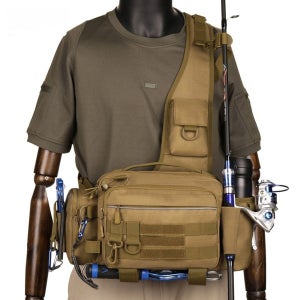 크로스 낚시 허리백 쌕 메신저 숄더 방수 가방