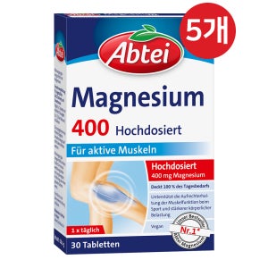 Abtei 압타이 마그네슘 30정, 5개