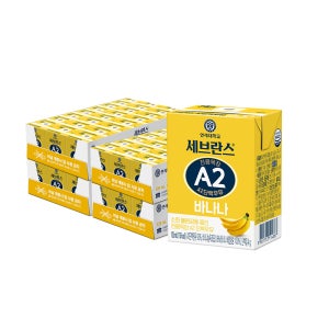 연세우유 세브란스 전용목장 A2 단백우유 바나나 125ml 96팩