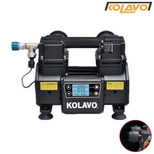 콜라보 소형 콤프 DC660 휴대용 디지털 콤프레샤 무오일 2마력 에어필터 2개
