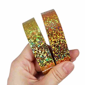 7m 홀로그램테이프 2cm 포장 공예 벽꾸미기 카드 색상테이프