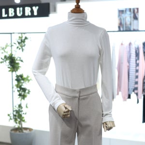 더틸버리 소프트 비스코스 혼방 터틀넥 티셔츠 NCMTRAM0TS53W