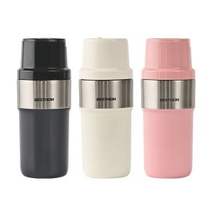 베스트하임 제스톰 스텐 무선 텀블러 믹서기 보온 보냉 소형 휴대용 블랙