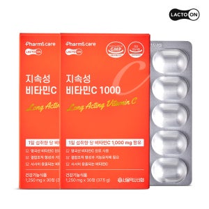 [락토온] 지속성 비타민C 1,000mg 30정 2박스