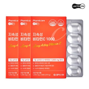 [락토온] 지속성 비타민C 1,000mg 30정 3박스