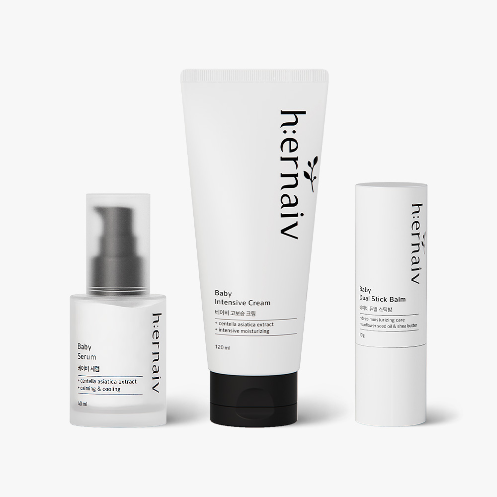 <b>어네이브</b> 진정 보습 3종 (세럼+고보습크림+듀얼 스틱밤)