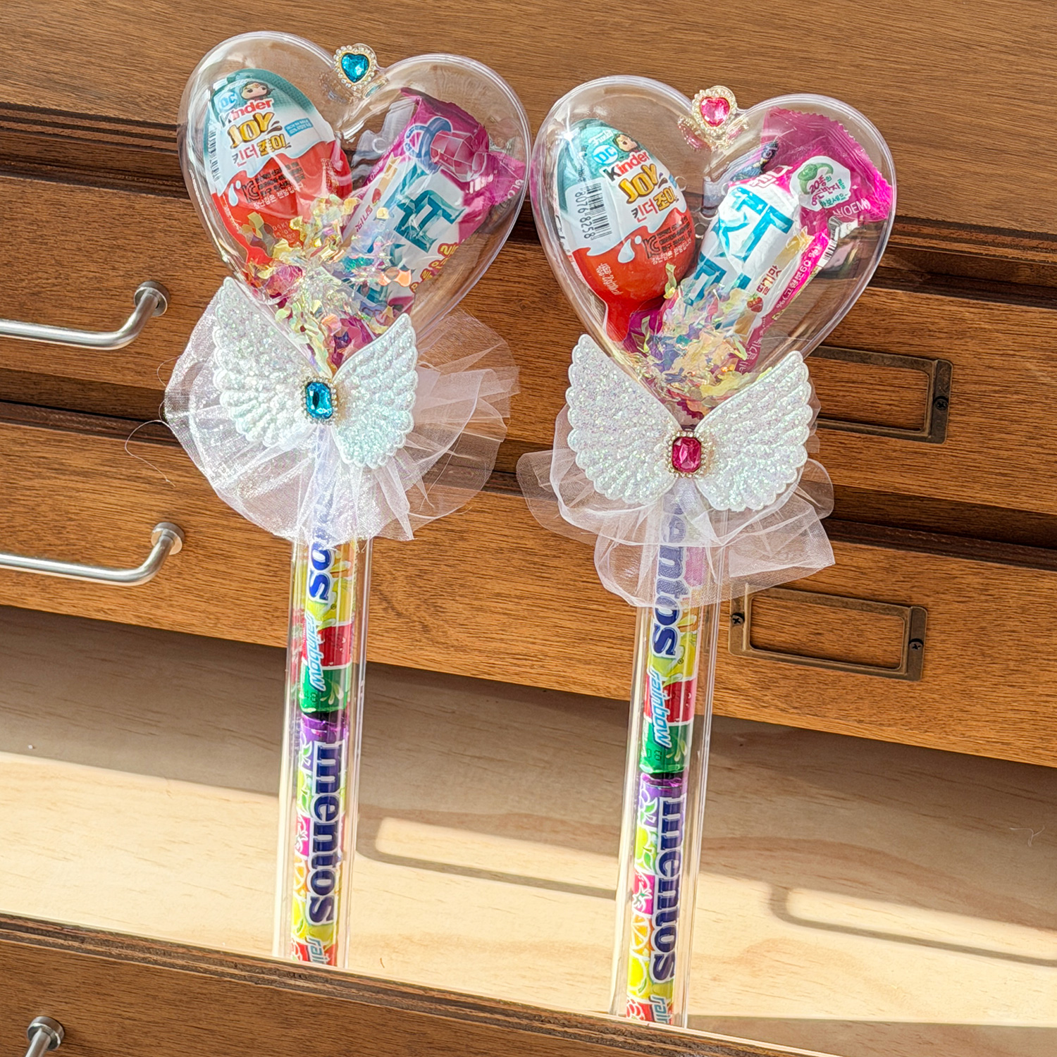 킨더조이 요술봉 꽃다발 사탕 간식 학예회 유치원 재롱잔치 졸업식 발표회