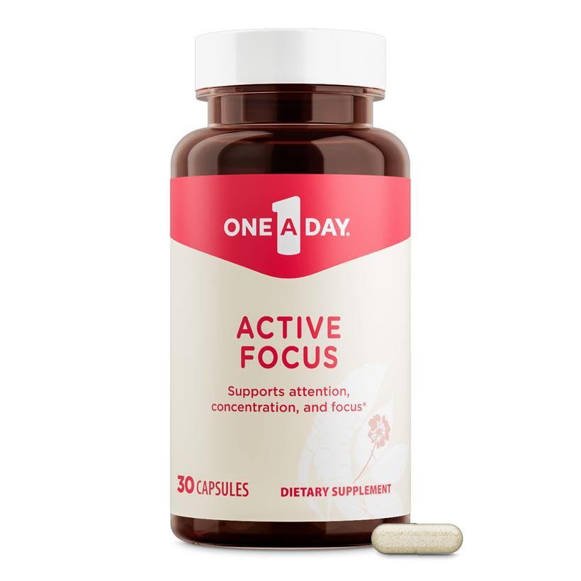 원데이 집중력 보충제 30캡슐 L-<b>테아닌 카페인</b> 인삼 함유