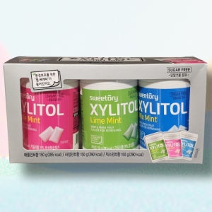 코스트코 스위토리 자일리톨 껌 450g (150g x 3입) 애플 라임 믹스