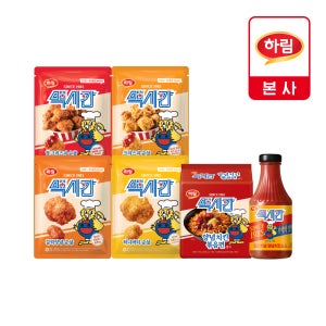맥시칸 풀패키지 SET (순살치킨 4종 + 맥시칸 오리지널 소스 + 양념치킨 볶음면 4봉)