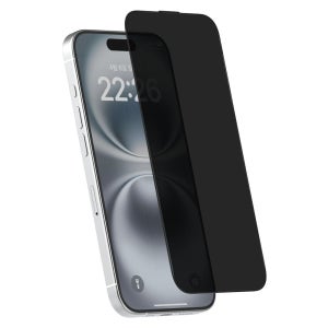아이쉘 초슬림 베젤 프리 사생활보호 강화유리 화면 안가리는 보호 필름 아이폰17 프로 맥스, 1매입