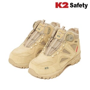 K2-67(BE) 방한 안전화 6목 천연가죽 생활방수 통기성 보아다이얼 건설현장 KCs