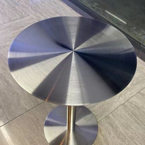 스텐 원형테이블 스틸 테이블 카페 협탁 인테리어 스테인리스 가구