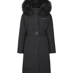 [디스커버리] 여성 밀포드 베르텍스 벨티드 구스다운 롱패딩 (BLACK) DWDJ9B056