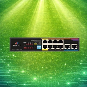 이지넷 AI지능형 8포트 120W POE+ 2TP 스위치 허브 NEXT-POE808FP