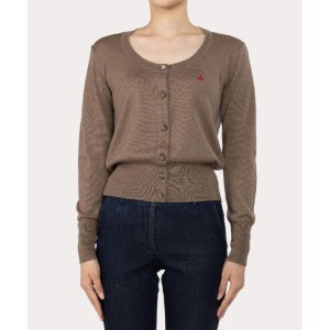 비비안웨스트우드 레드라벨 1612152006 울 니트 가디건 롱 브라운 블랙 그레이 블루