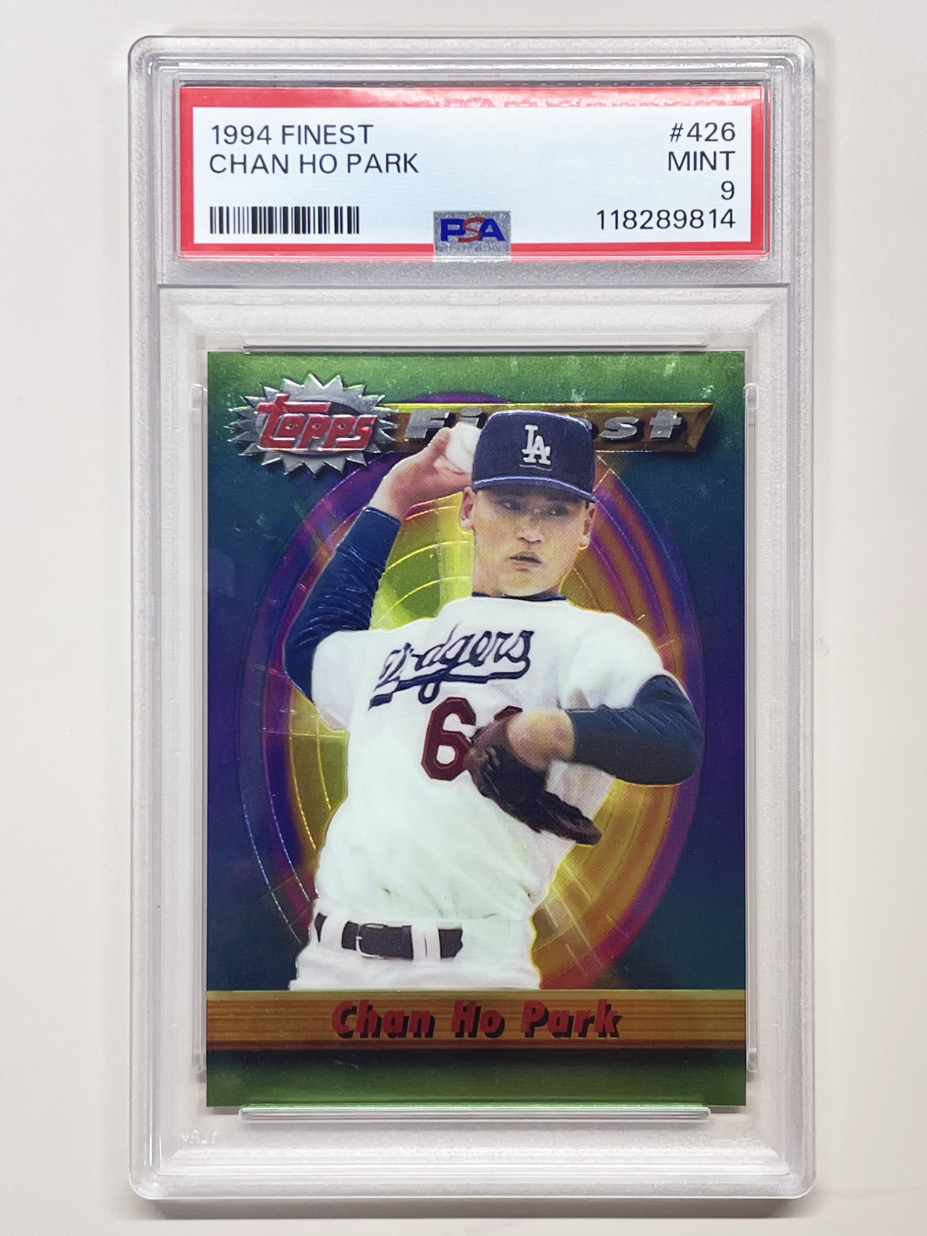 94 Finest 426 RC 박찬호 PSA9