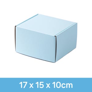 무지 컬러 선물상자 스카이블루 13호 (17x15x10cm) 머그컵 찻잔 포장 선물박스