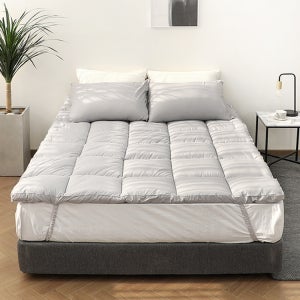 바네스데코 누빔 밴딩 패드 이불 침대 싱글 토퍼 매트리스 K