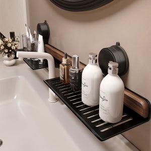 무타공 욕실 세면대선반 화장실 정리선반 샤워실 거치대 40cm