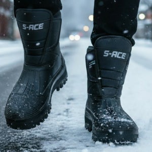 핫앤핫 방한화 남성 겨울 방수 기모 털 작업화 방한신발