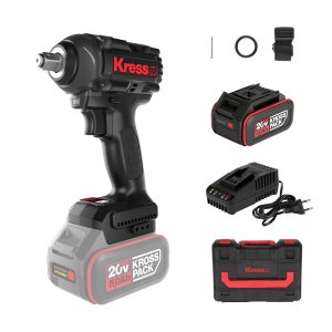 크레스 충전 미드토크 임팩 렌치 20V 5.0Ah 배터리1개 12.7mm KU275.1