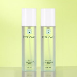 에브리원스 강아지 미스트 보습 저자극 애견 천연 보습제 바질 수딩 150ml, 2개