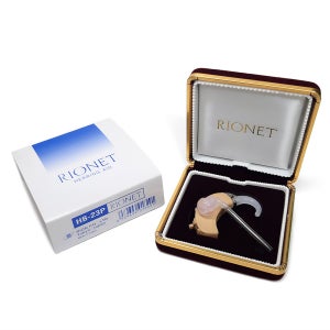 귀걸이형 보청기 일본 RIONET HB-23P+보청기용 배터리 1Box(40ea)
