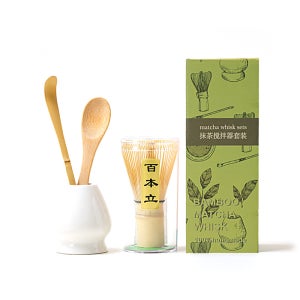 57도씨 말차 차선 도구 세트 격불 꽂이 차시 100본