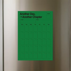 애시드로우 냉장고 메모보드 자석 메모시트 월간캘린더 anotherday