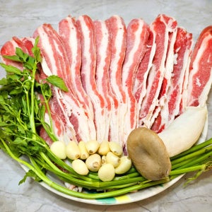 미국산 대패 우삼겹 초이스등급 삼겹양지 샤브샤브 소고기 3kg, 1개