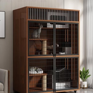 고양이 격리장 사육장 케이지 철장 아파트 애견 호텔 반려동물