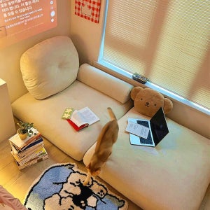 싱글 쇼파 베드 거실 접이식 좌식의자 편안한 의자 1인쇼파 보조