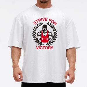 [체크보드글로시] 빅토리 오버핏 화이트