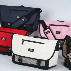 GNB 캐주얼 메신저백 크로스 데일리 서브백 네이비 베이지 핑크 레드 그레이 아이보리 블랙