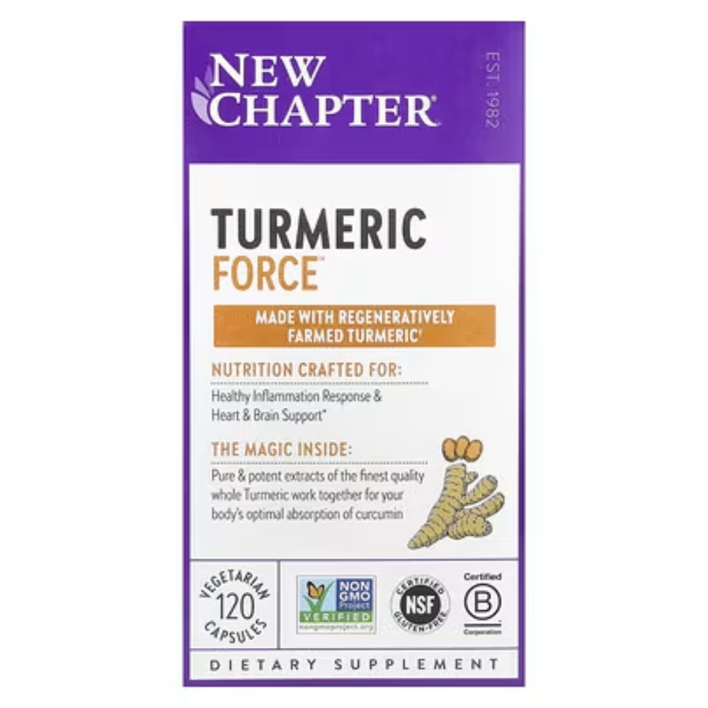 뉴챕터 <b>터메릭 포스</b> 120베지캡슐