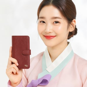갤럭시와이드 SM-G600S 천연소가죽 다나 지퍼형 다이어리 지갑케이스