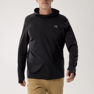 아크테릭스 코막 헤비웨이트 후디 블랙 남녀공용 후드티 롱슬리브