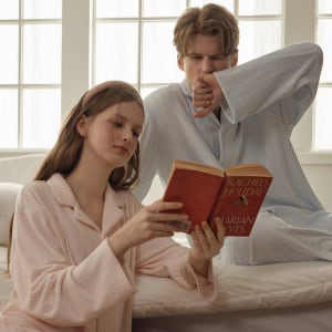 [N배송] 에블린 베이직 스트라이프 수면파자마 EBPPGA114C