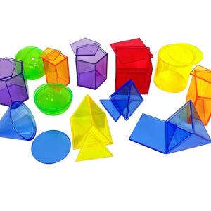 [브레인키즐] 투명 입체도형모형 12종 /도형교구 유아 초등 엄마표 놀이수학 정육면체